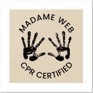 HTDGM - Madame Web - CPR Certified (dark version) Posters and Art